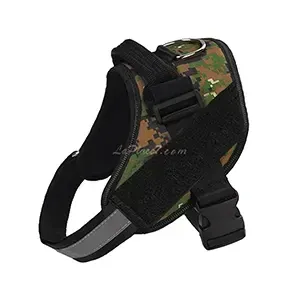 Harnais pour chien à motif militaire, Police K9, BisHis