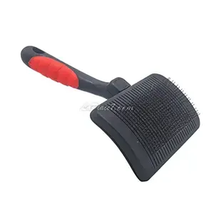 Brosse professionnel pour animaux avec bouton de nettoyage, Pet king
