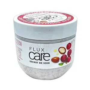 Gommage exfoliant visage et corps pour tous types de peaux, Flux care, 370ml