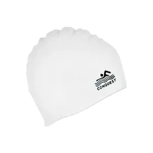 Bonnet de bain de natation en silicone, Conquest